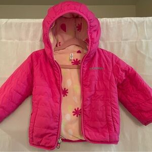 Columbia Fuchsia Hooded Jacket for Kids